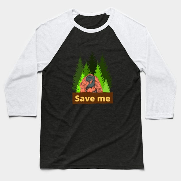 Save me Baseball T-Shirt by Lindesign77 